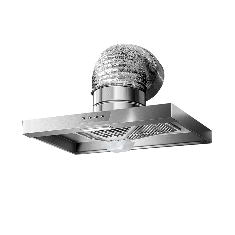 Simple and Powerful Stainless Steel Large Suction Lighting Dual Speed Range Hood