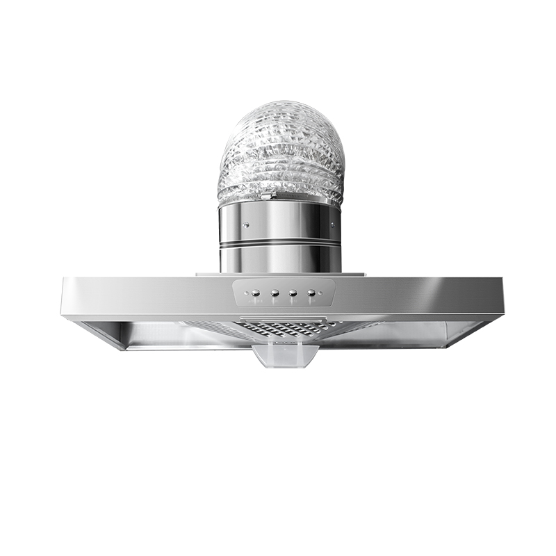 Simple and Powerful Stainless Steel Large Suction Lighting Dual Speed Range Hood