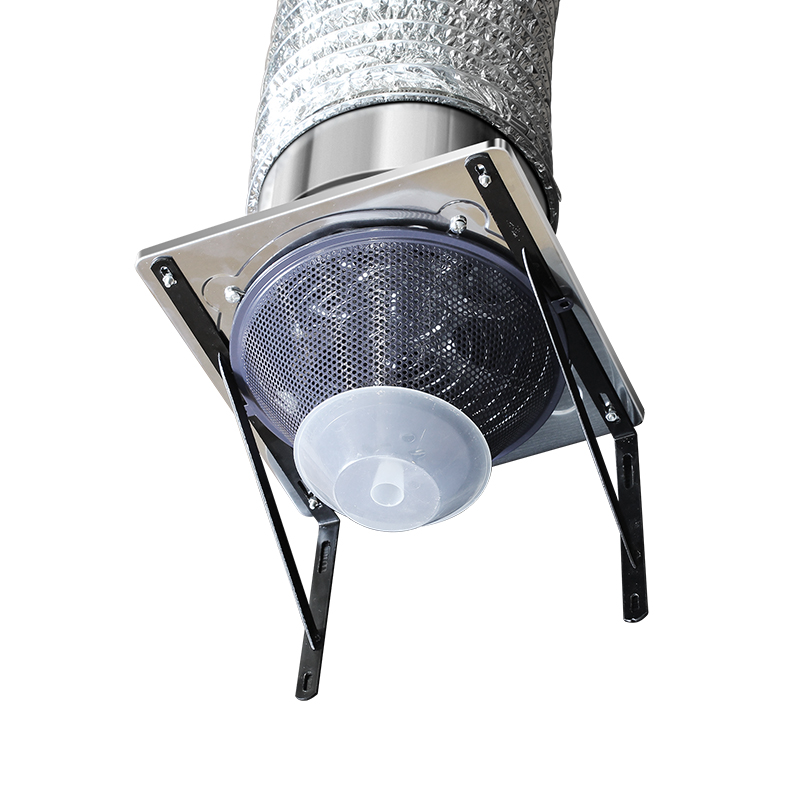 Square Range Hood with Bracket, Simple and Powerful Range Hood with Bracket for Household Use