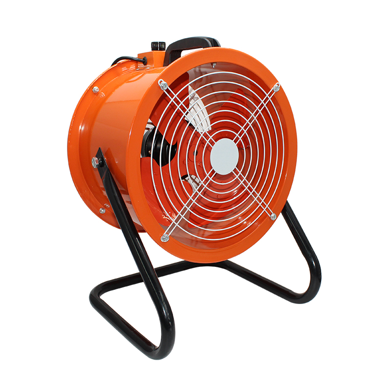 Low Noise Floor-Standing Axial Flow Fan with Bracket, Large Air Volume Portable Powerful Floor-Standing Axial Flow Fan